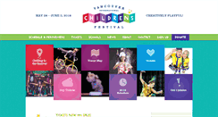 Desktop Screenshot of childrensfestival.ca